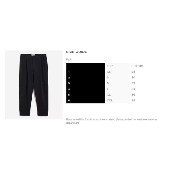 FOLK Black Assembly Pants Size 2 (Men's Size 30), MSRP $168 - Picture 15 of 15
